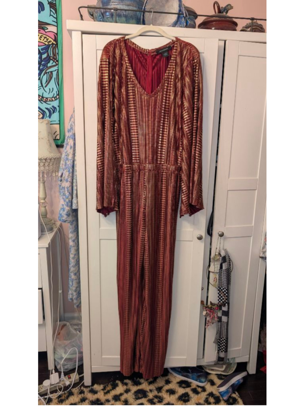 Ashley Stewart disco Plus size Jumpsuit 18/20